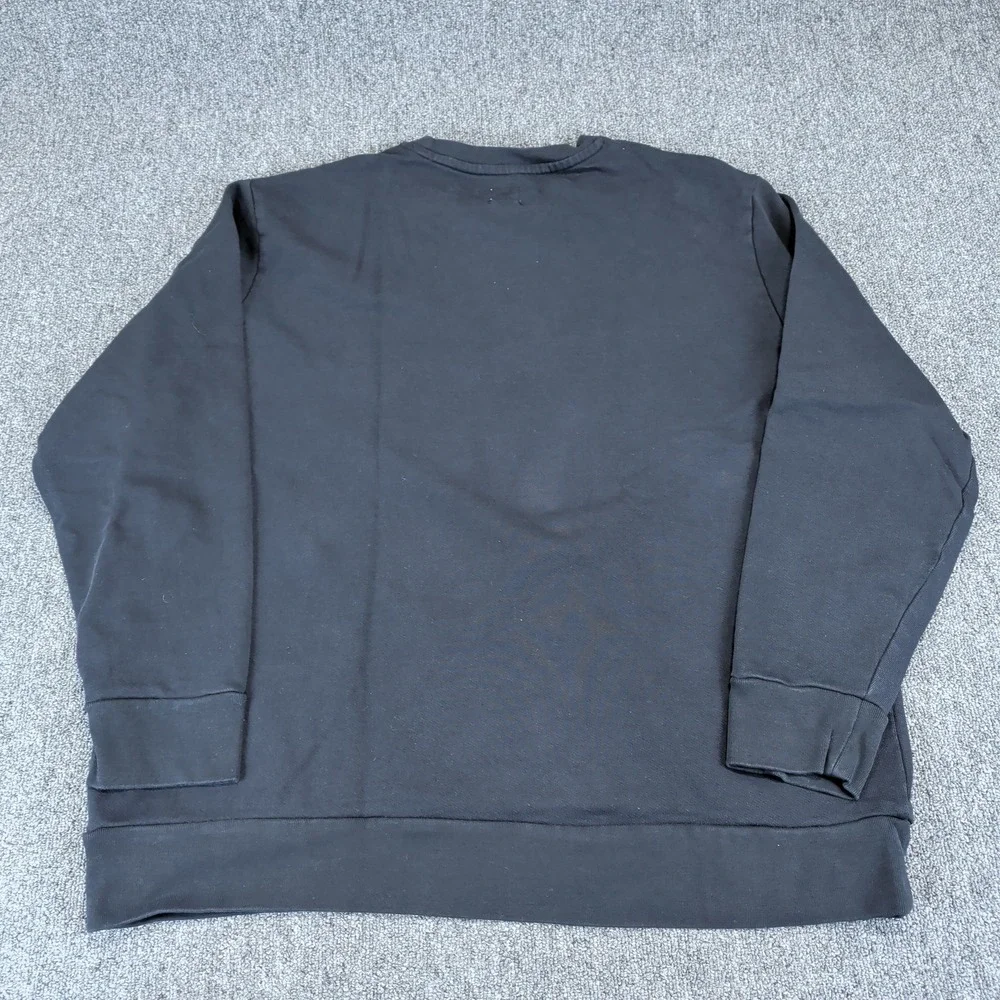 Levi's Streetwear Camo Batwing Logo Sweatshirt Mens XL Black Pullover Crewneck